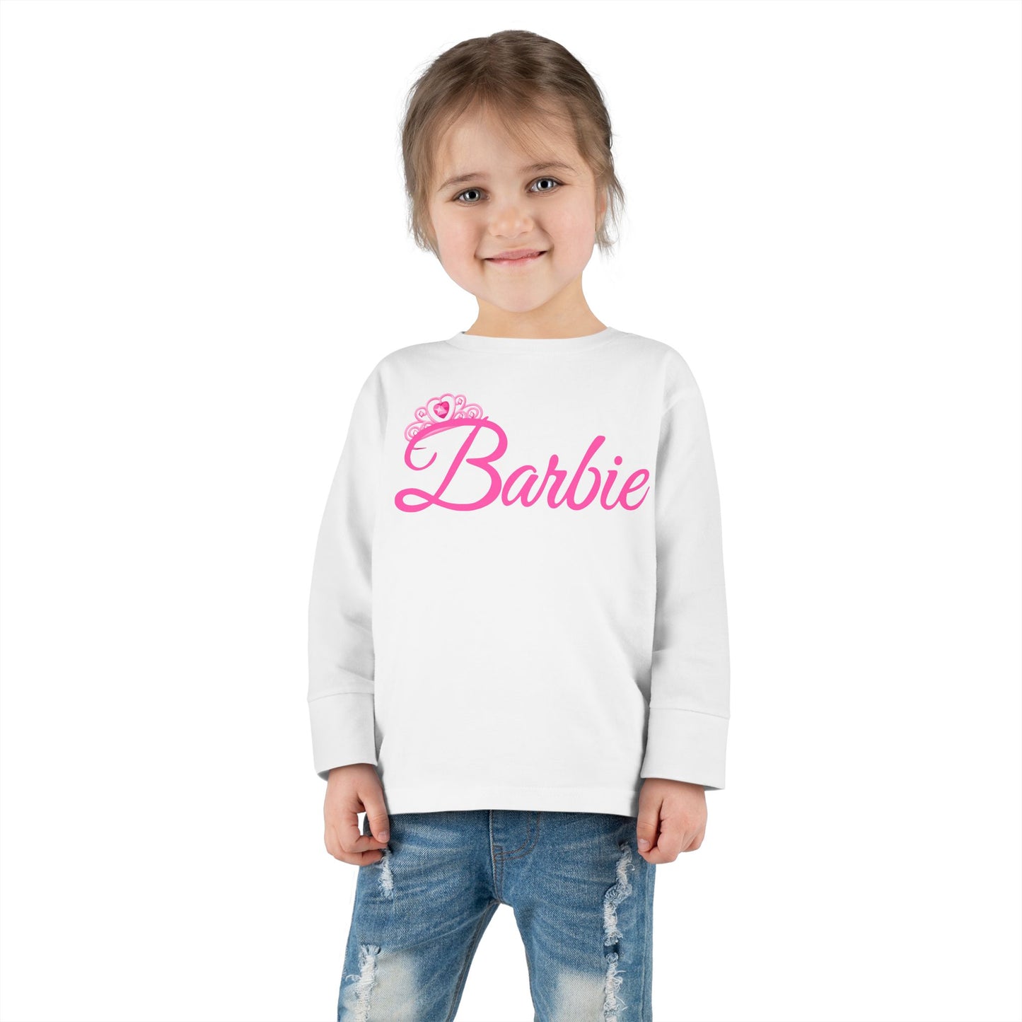 Barbie Crown Long Sleeve Tee