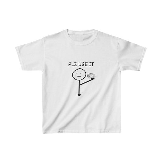 Kids Plz Use It Tee