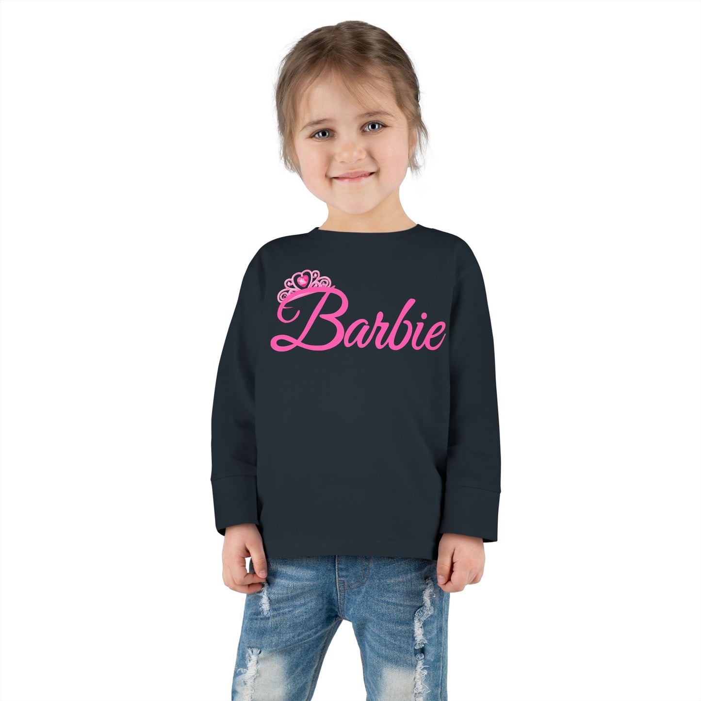 Barbie Crown Long Sleeve Tee