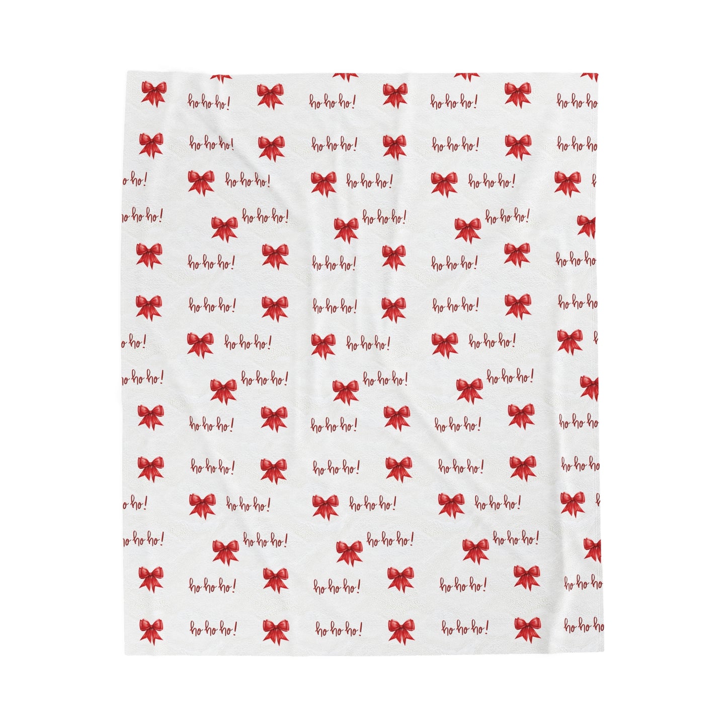 Red Bow Plush Blanket